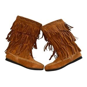 Hot Cakes Fringe Boots